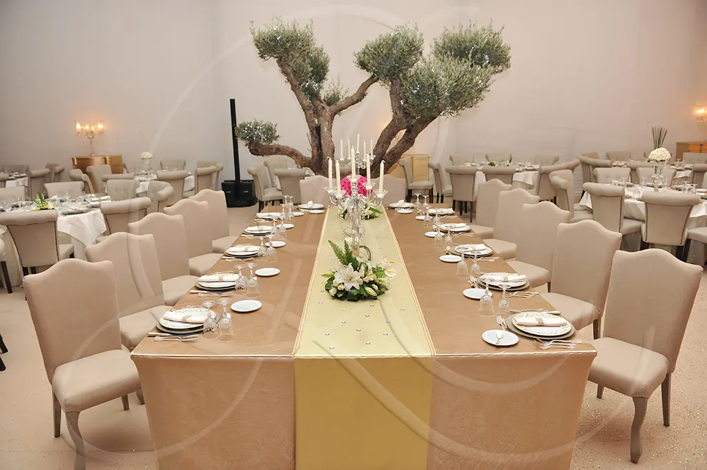 Art de la table dressée, Rahal Maître Traiteur