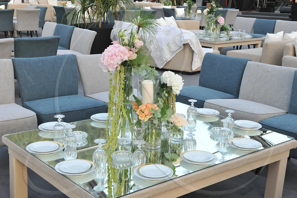 Art de la table dressée, Rahal Maître Traiteur