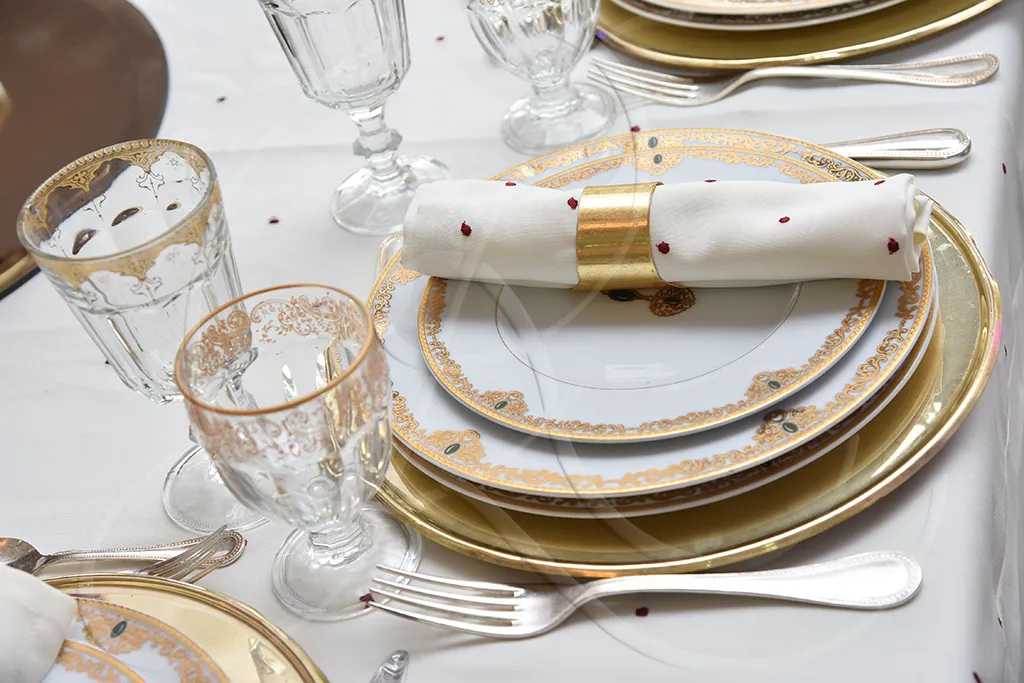 Art de la table dressée, Rahal Maître Traiteur