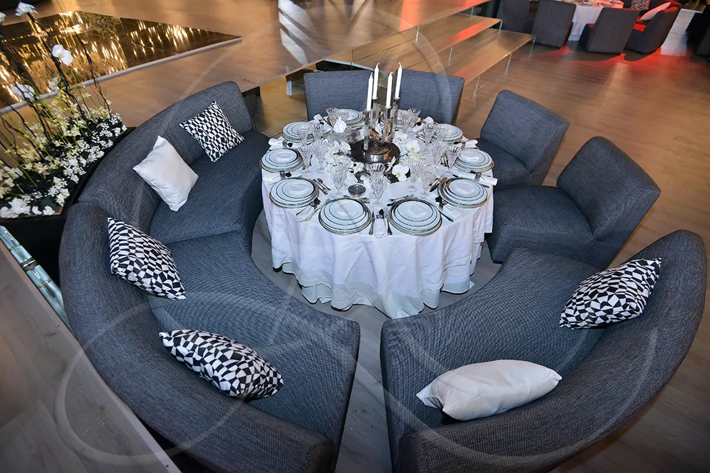 Art de la table dressée, Rahal Maître Traiteur