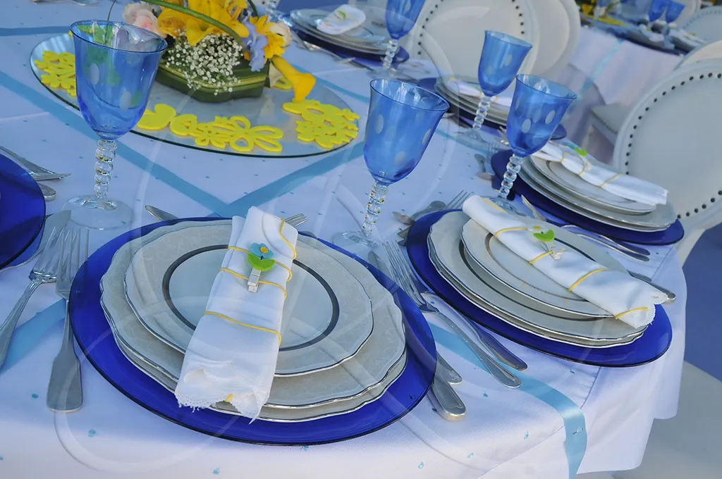 Art de la table dressée, Rahal Maître Traiteur