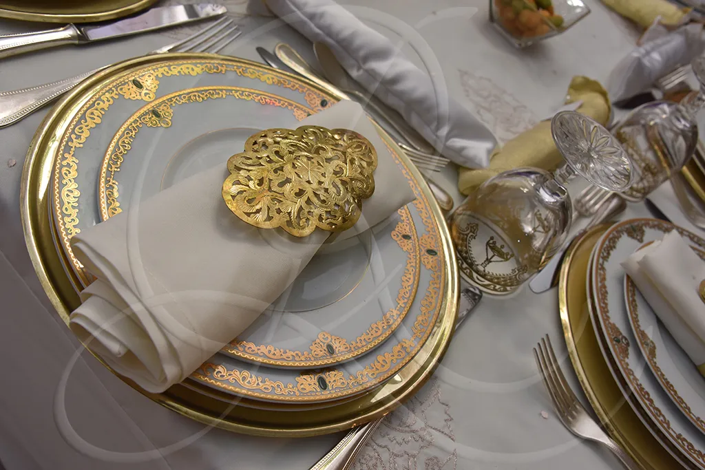 Art de la table dressée, Rahal Maître Traiteur