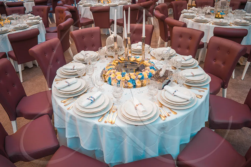 Art de la table dressée, Rahal Maître Traiteur