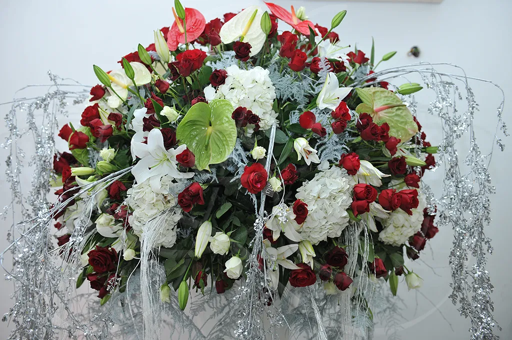 Composition florale de réception, Rahal Maître Traiteur