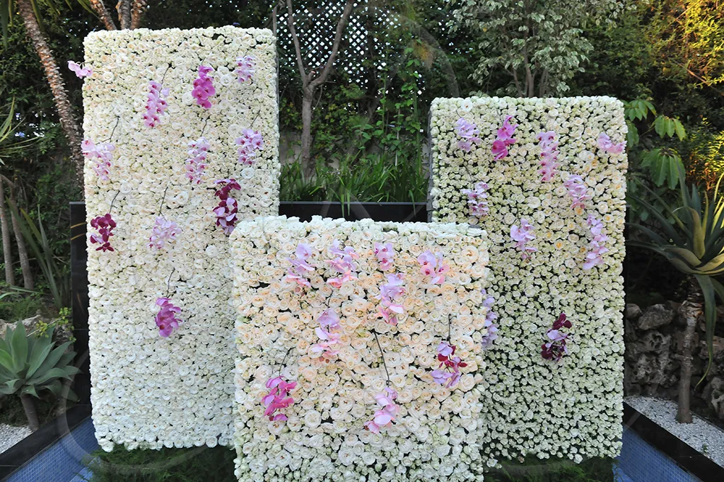 Composition florale de réception, Rahal Maître Traiteur