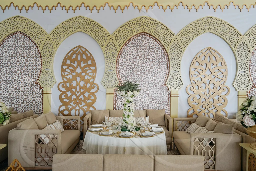 Décoration et scénographie de réception, Rahal Maître Traiteur