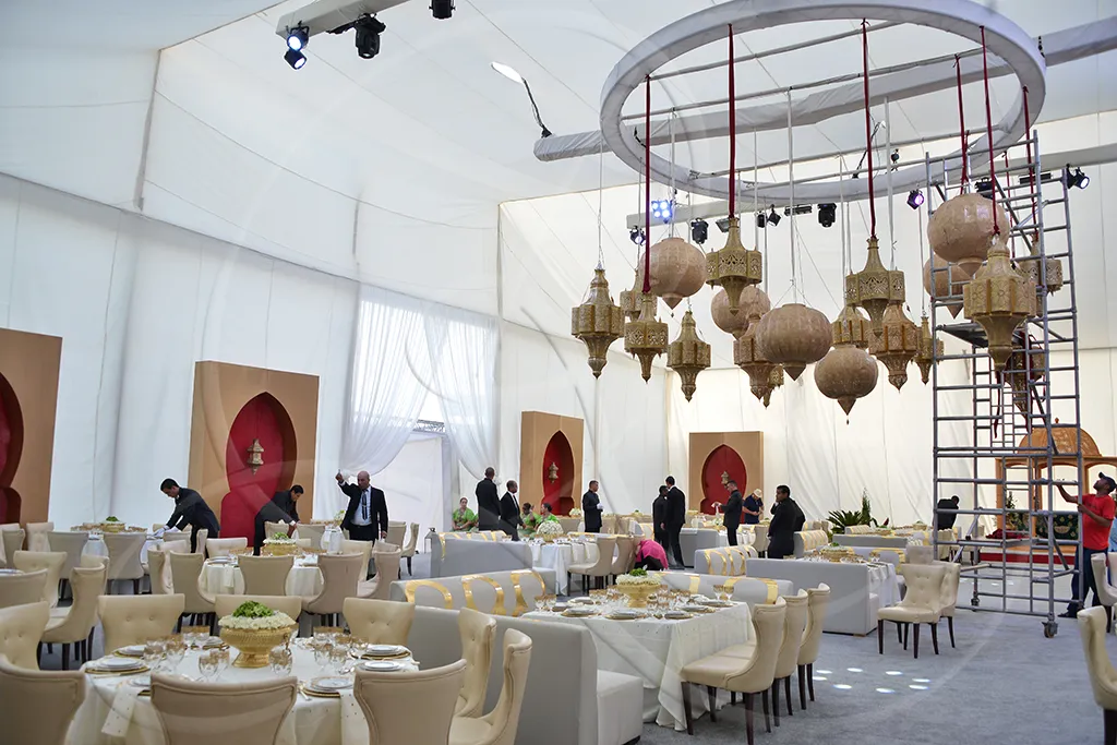 Décoration et scénographie de réception, Rahal Maître Traiteur