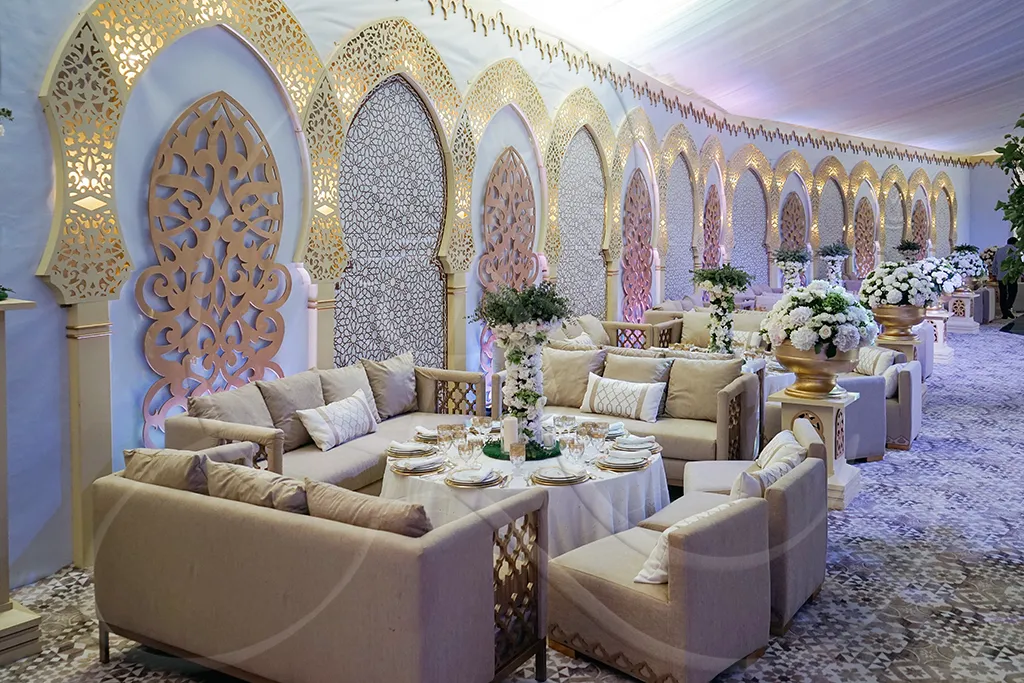 Décoration et scénographie de réception, Rahal Maître Traiteur